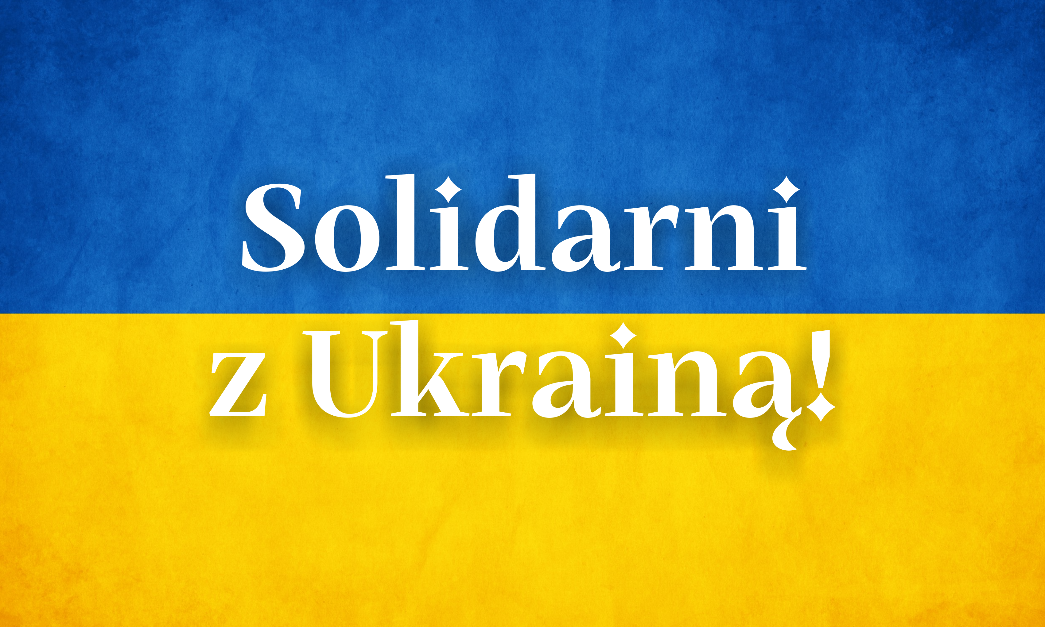 UKRAINA solidarni z Ukrainą